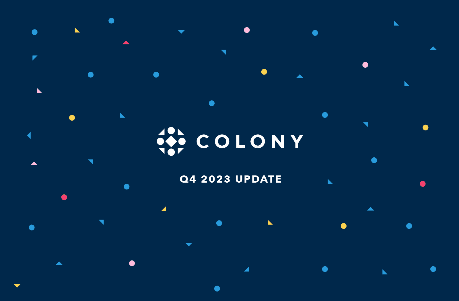Colony V3 and Internet Native Organisations