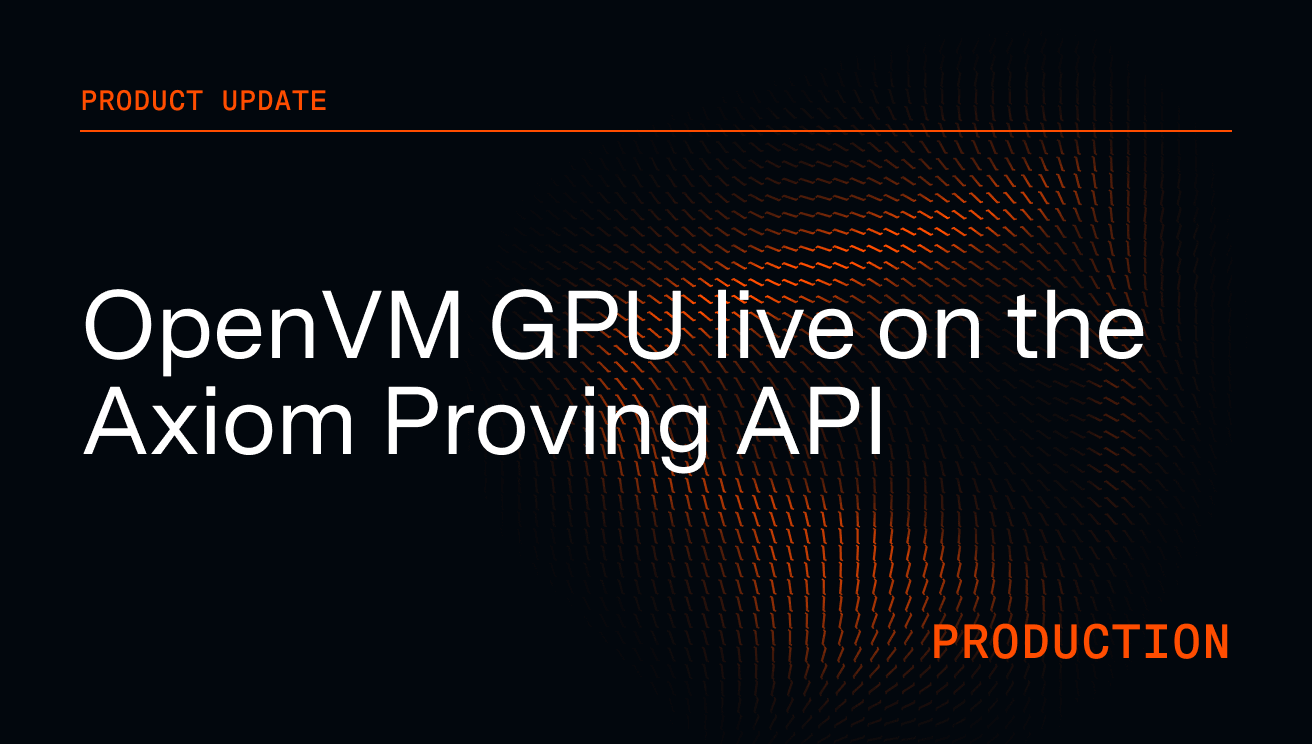 GPU Proving Lands on the Axiom Proving API