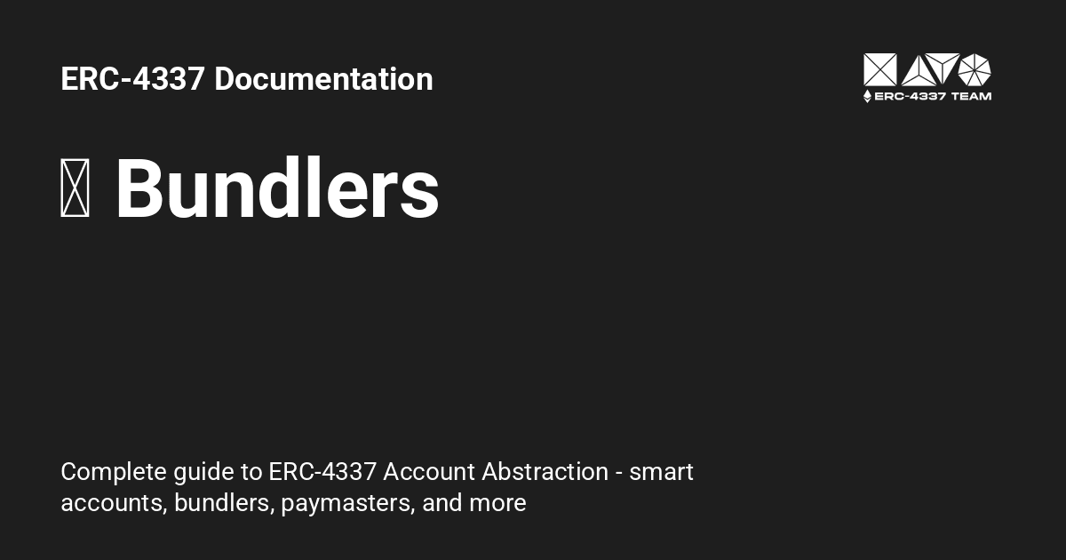 What a Bundler Is Responsible For