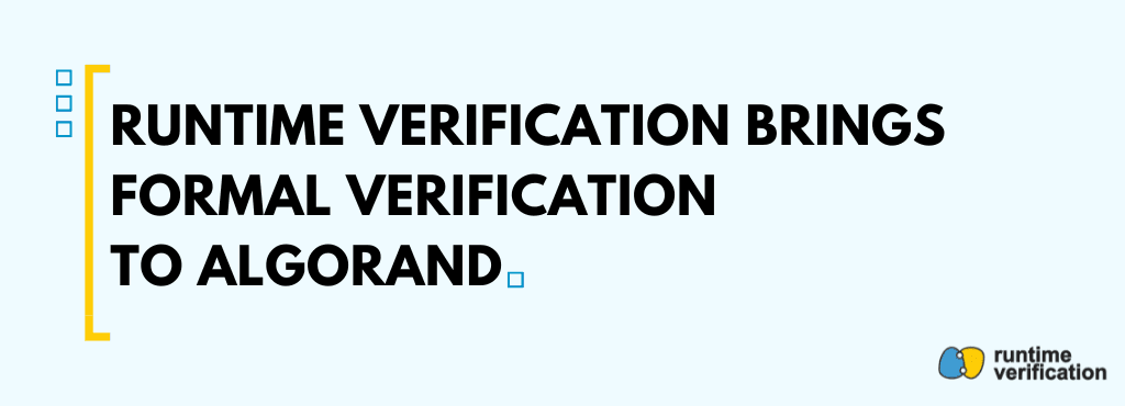 Bringing Formal Verification to Algorand