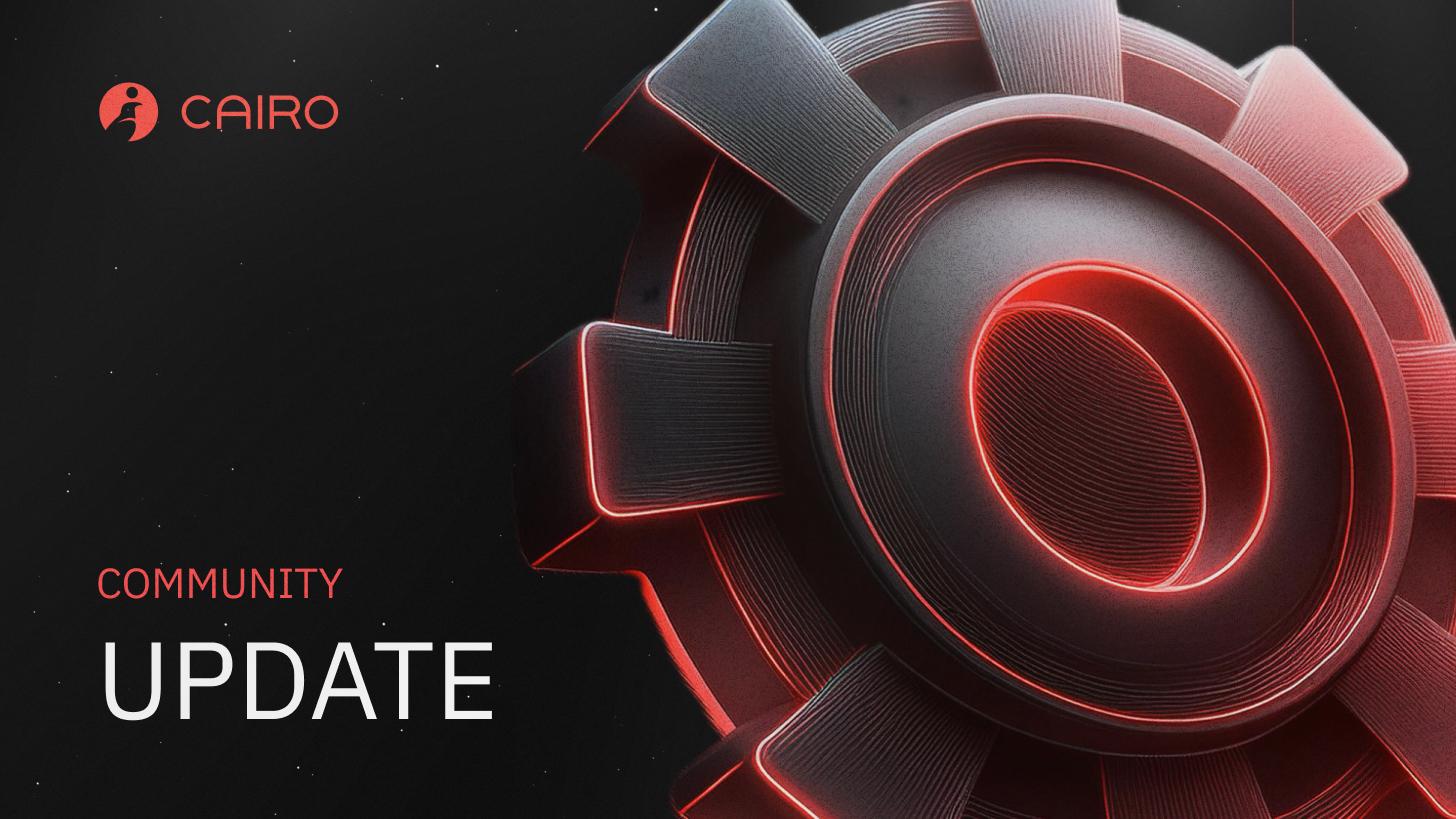 Cairo Community Update