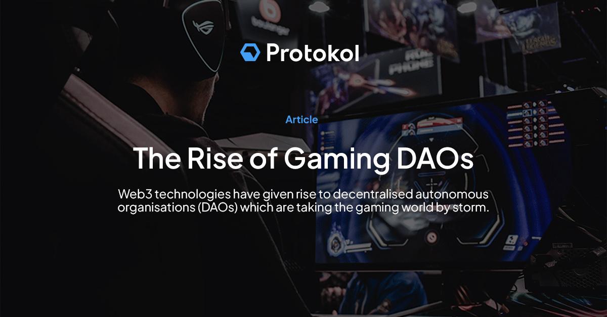 Why Gaming DAOs Formed